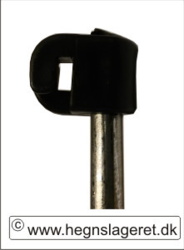 Stålpæl ø10mm - 170cm,  aluzink. Glat overflade.