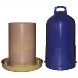 Drikketrug, ECO plast, dobbelt cylinder, 12 liter