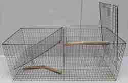 Skade/kragefælde, 2 rum.