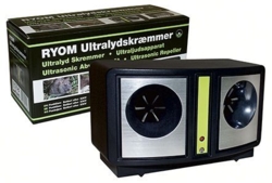 Ultralydsskræmmer mod mus, rotter og mår. På batteri. 200m2