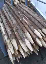 Granpæle, ø7-10cm, 150cm   (Sendes ikke)