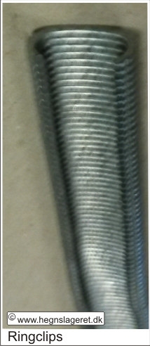 Ringclips, magasinclips C-17. Aluzink.