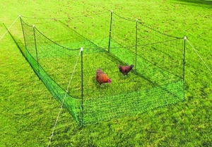 Netindhegning til høns, H: 125cm. L: 12m