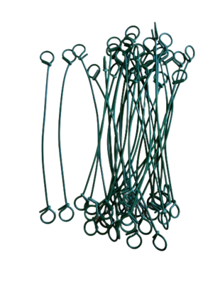Bindetråd, grøn, 150mm, 30stk