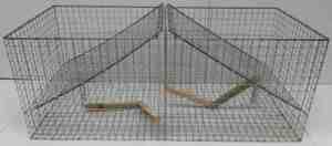 Skade/kragefælde, 2 rum.