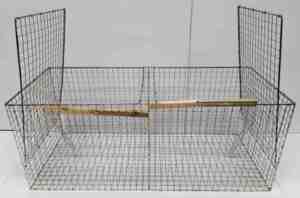 Skade/kragefælde, 2 rum.