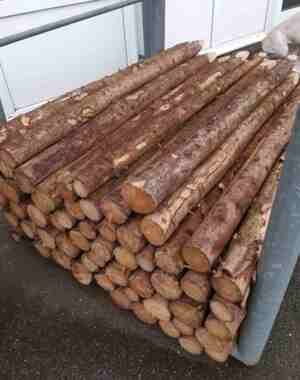 Granpæle, ø7-10cm, 150cm   (Sendes ikke)