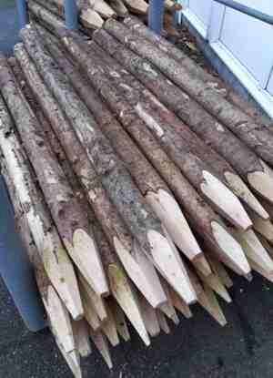 Granpæle, ø7-10cm, 150cm   (Sendes ikke)