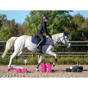 Cavaletti blok, sort eller pink. 1stk