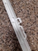 Plastpæl, hvid, H:105cm.